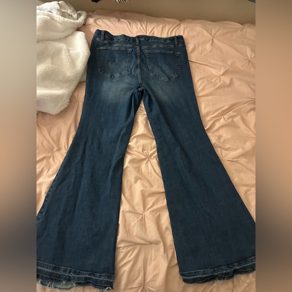 Wild Fable Target Mid Rise Flare Jeans - Picture 10 of 11